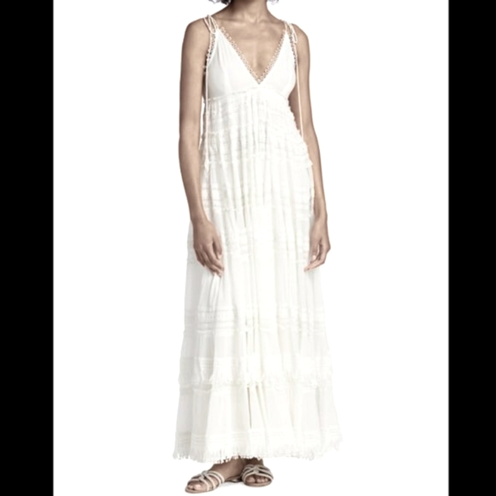 ROCOCO SAND Cia Maxi Dress in Off White S